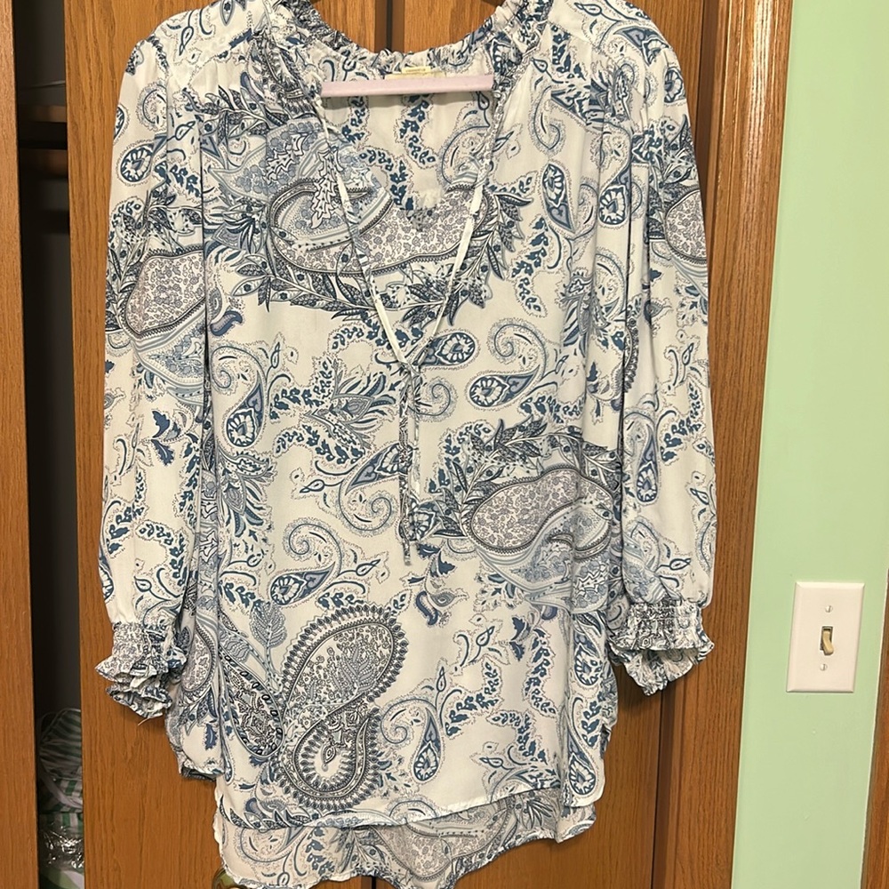 Cynthia Rowley Paisley Blouse